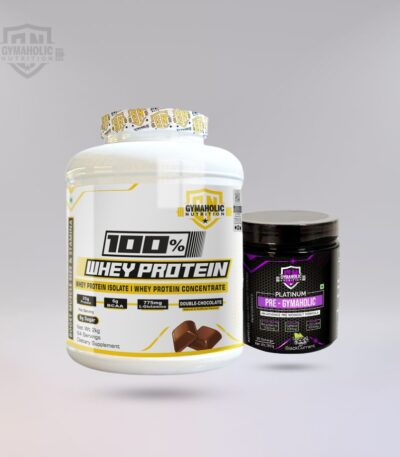 100% whey 2kg + platinum pre