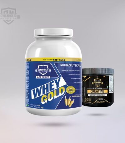 whey gold + creatine monohydrate